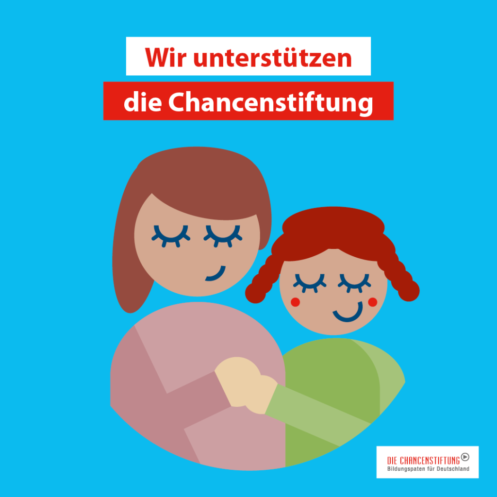 Soziale Projekte bei PlanetPaket: Aktuell engagieren wir uns als Bildungspate mit einem Stipendium bei der Chancenstiftung.