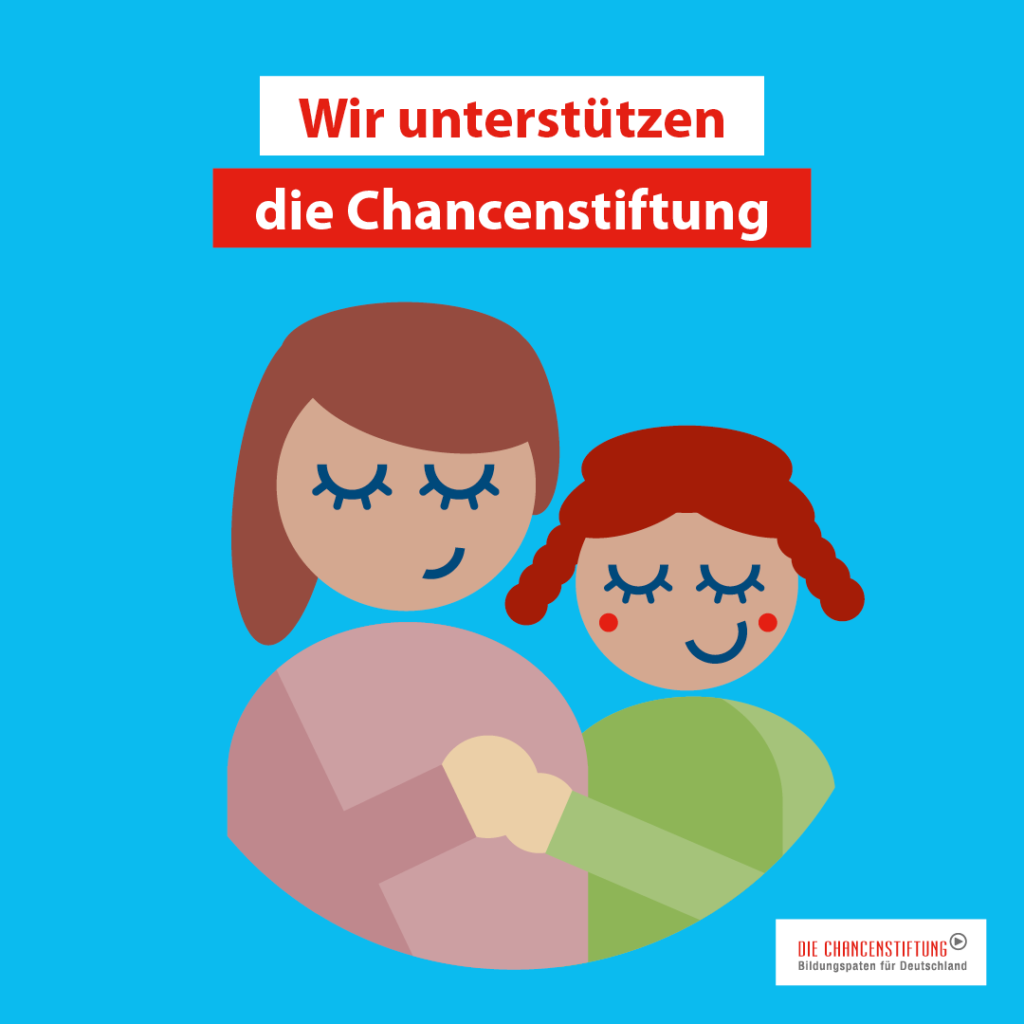 Soziale Projekte bei PlanetPaket: Aktuell engagieren wir uns als Bildungspate mit einem Stipendium bei der Chancenstiftung. 